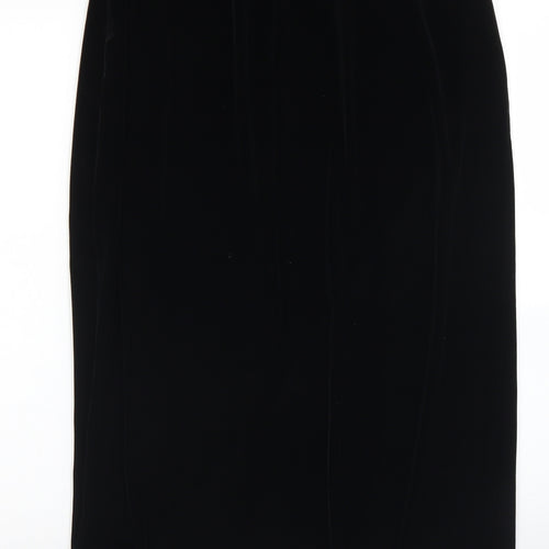 CMD Womens Black  Polyester A-Line Skirt Size S