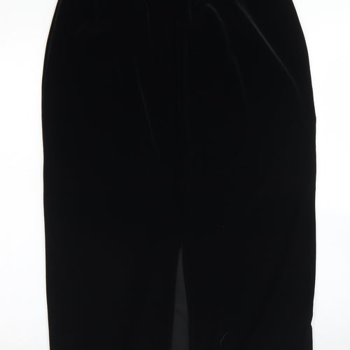 CMD Womens Black  Polyester A-Line Skirt Size S