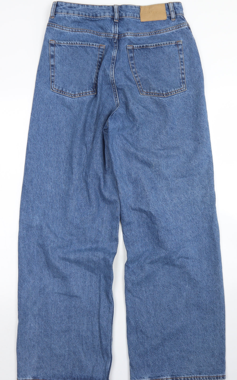 JJXX Womens Blue  Cotton Wide-Leg Jeans Size 30 in L29 in Regular Button
