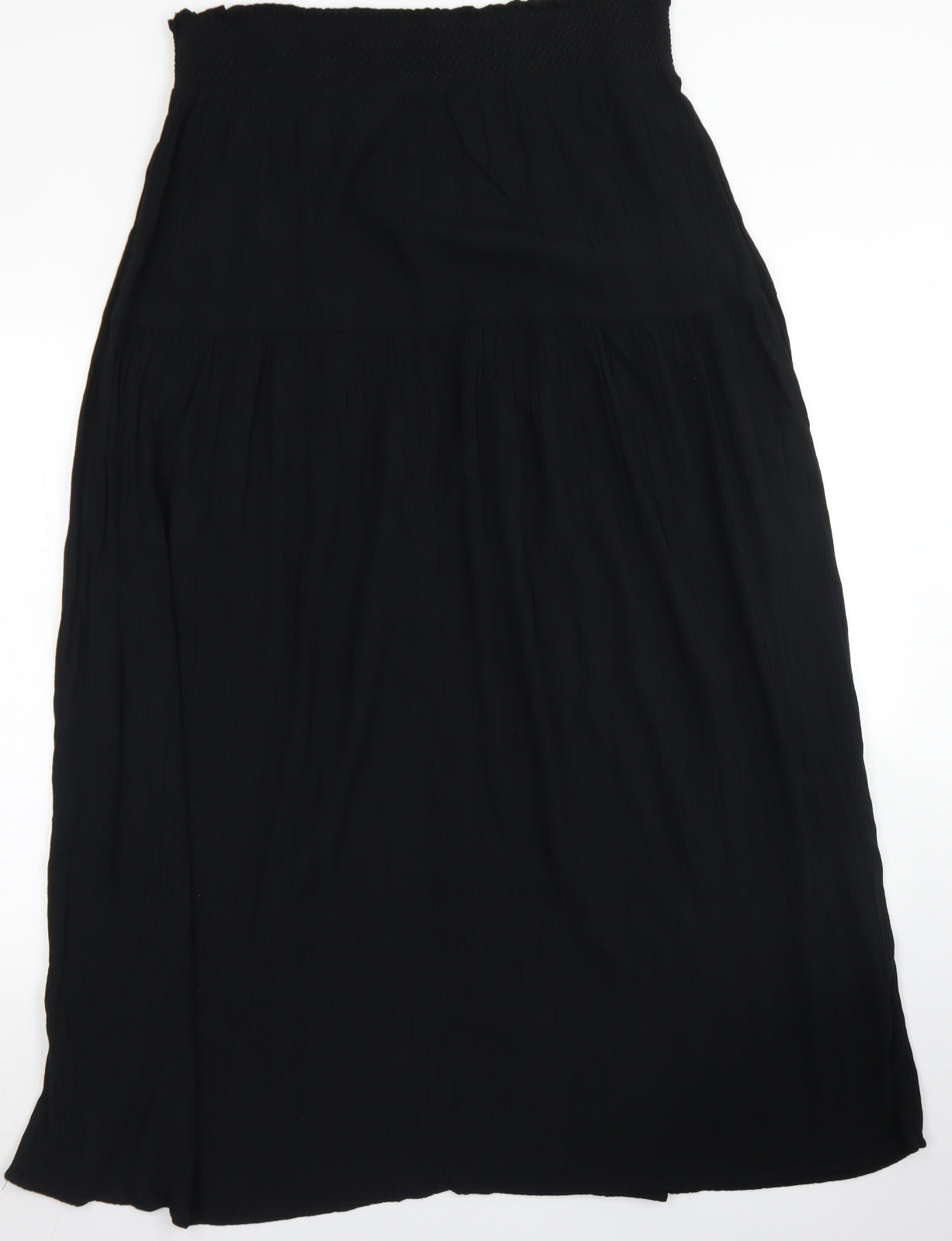 M&S Collection Womens Black  Viscose Maxi Skirt Size 18