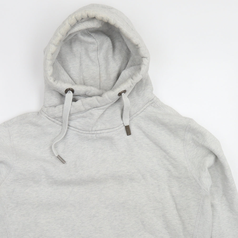 Superdry Mens Grey  Cotton Pullover Hoodie Size L