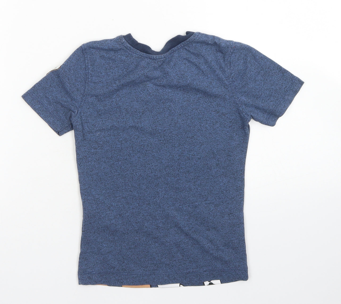 George Boys Blue  Cotton Basic T-Shirt Size 3-4 Years Crew Neck  - Christmas Paw Patrol