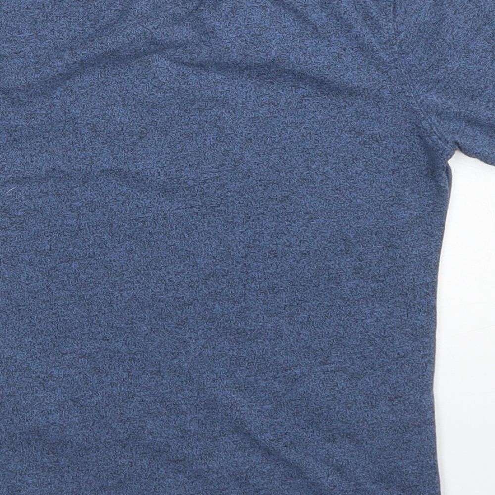George Boys Blue  Cotton Basic T-Shirt Size 3-4 Years Crew Neck  - Christmas Paw Patrol