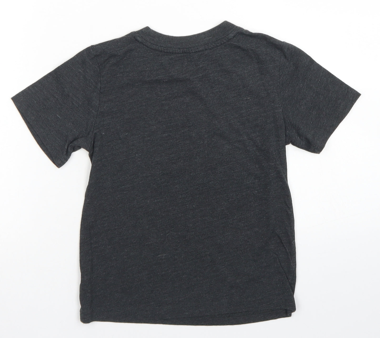 Circo Boys Grey  Cotton Basic T-Shirt Size 5 Years Crew Neck  - Dinosaur