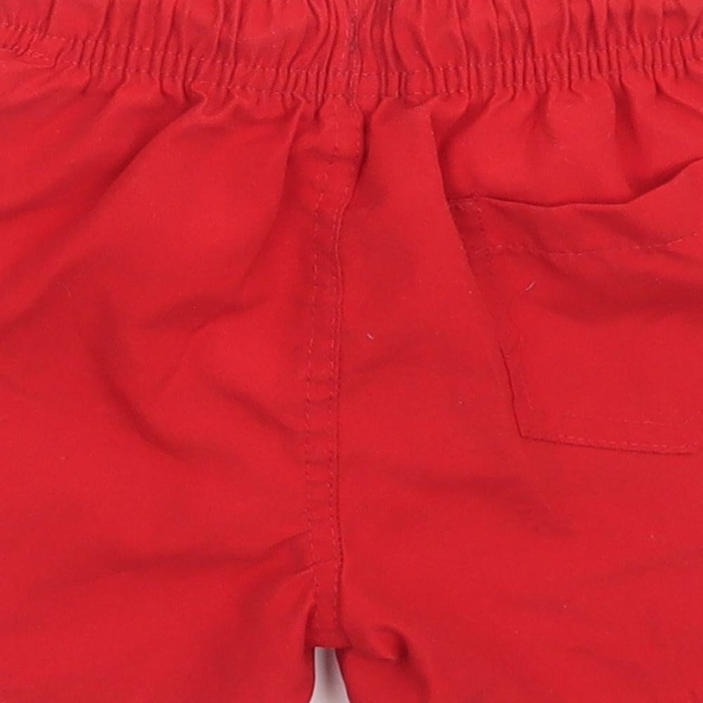 Primark Boys Red  Polyester Sweat Shorts Size 2-3 Years  Regular Drawstring - Board Shorts