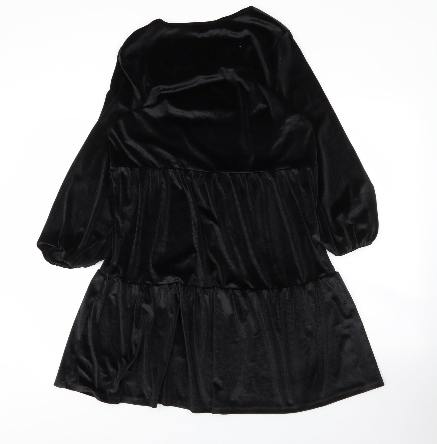 F&F Womens Black  Polyester A-Line  Size 10  Scoop Neck