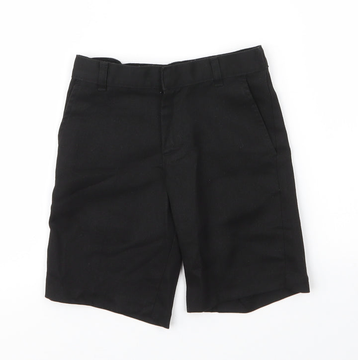 George Boys Black  Viscose Bermuda Shorts Size 5 Years  Regular Zip