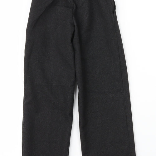George Boys Grey  Viscose Carpenter Trousers Size 5 Years L20 in Regular Zip
