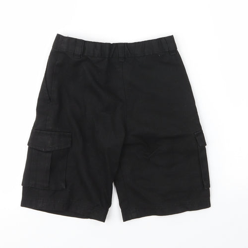 George Boys Black  Viscose Cargo Shorts Size 5 Years  Regular Zip