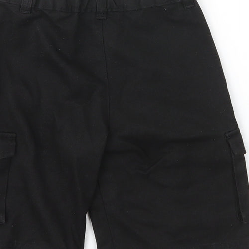 George Boys Black  Viscose Cargo Shorts Size 5 Years  Regular Zip