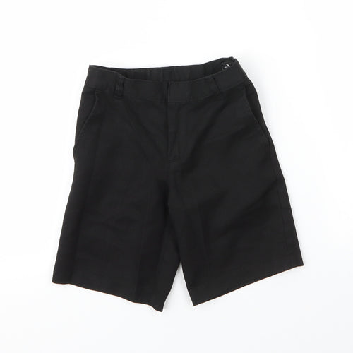 George Boys Black  Viscose Bermuda Shorts Size 5 Years  Regular Zip