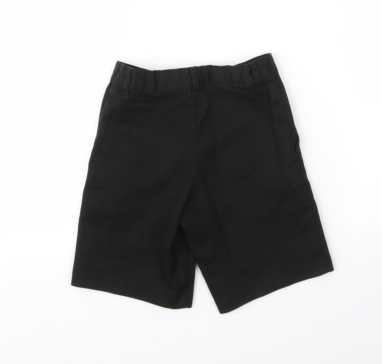 George Boys Black  Viscose Bermuda Shorts Size 5 Years  Regular Zip
