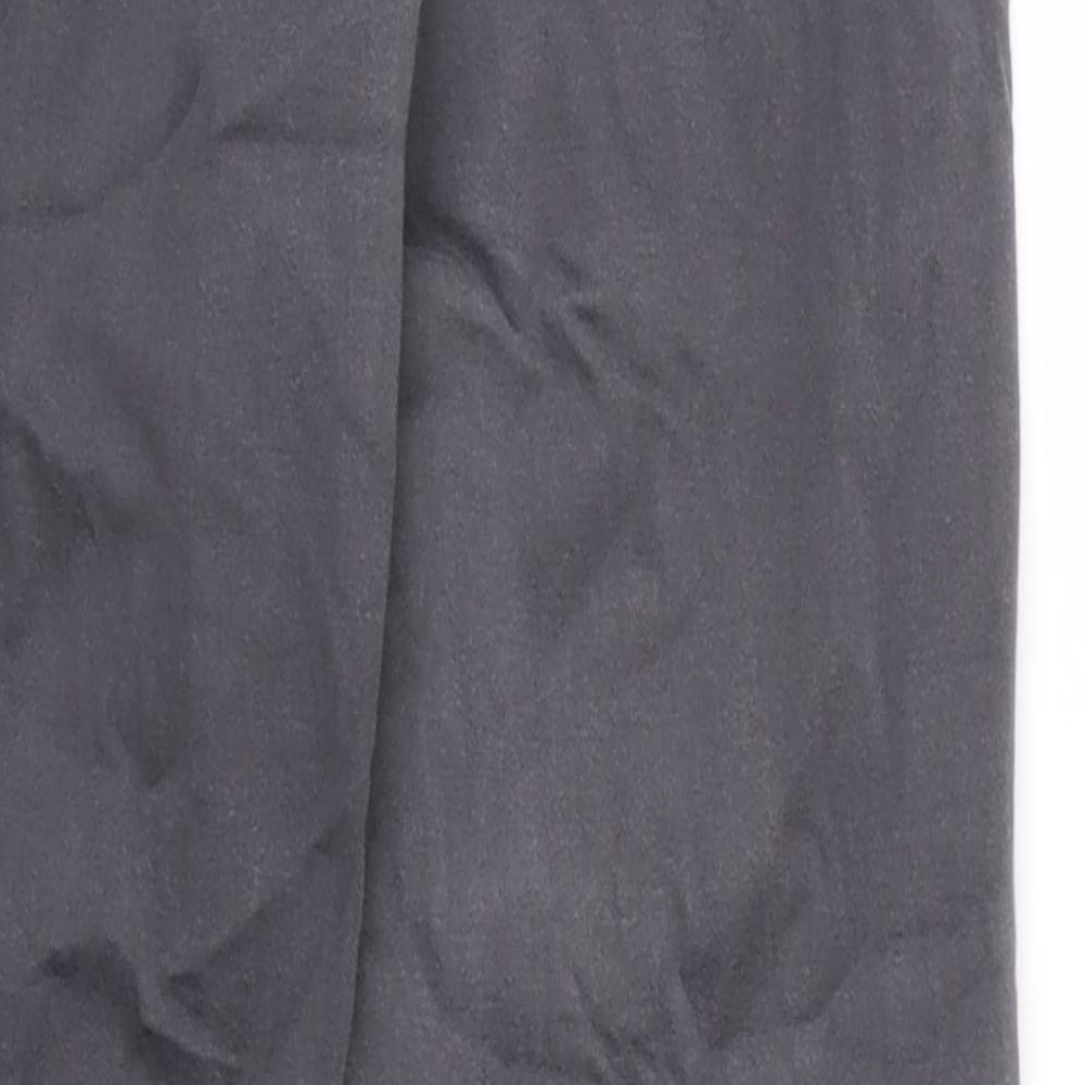 CC Womens Grey  Cotton Straight Jeans Size 14 L29 in Regular Zip