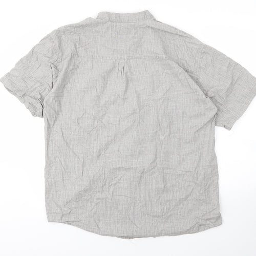 Jeans Yur Barceona Mens Grey  Cotton  Button-Up Size XL Round Neck Button