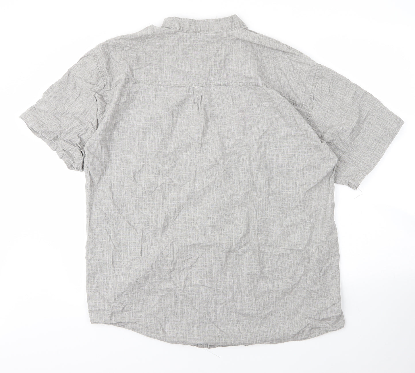 Jeans Yur Barceona Mens Grey  Cotton  Button-Up Size XL Round Neck Button