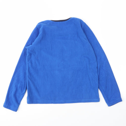 Matalan Boys Blue Round Neck  Polyester Pullover Jumper Size 10 Years