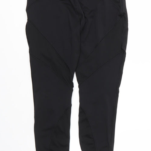 Soluxe Womens Black  Polyester Compression Leggings Size M L23 in Regular