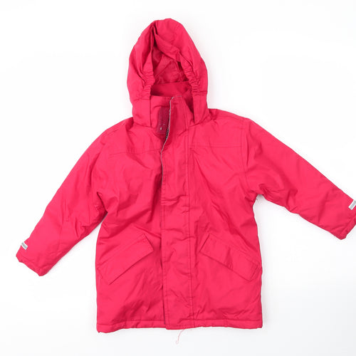 Hill & Woods Boys Red   Parka Coat Size 3 Years  Zip