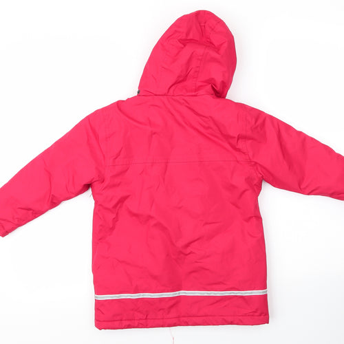 Hill & Woods Boys Red   Parka Coat Size 3 Years  Zip