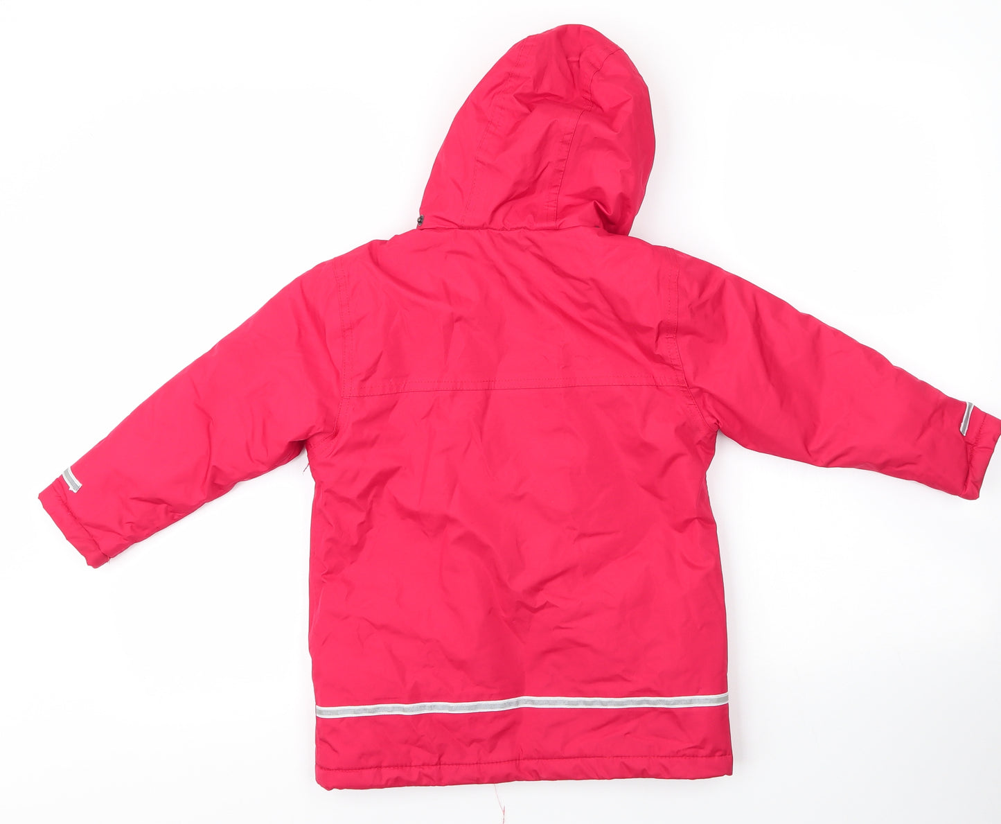 Hill & Woods Boys Red   Parka Coat Size 3 Years  Zip
