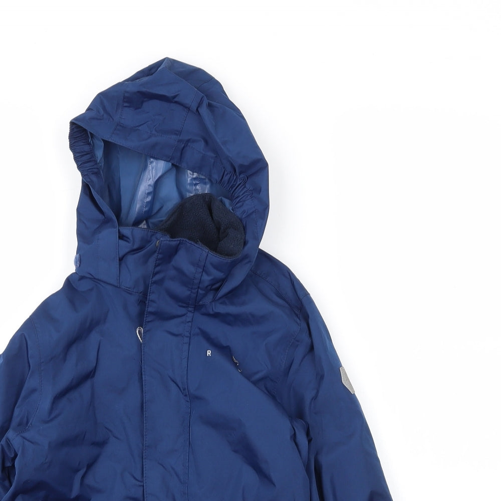 Regatta Boys Blue   Parka Coat Size 7 Years  Zip