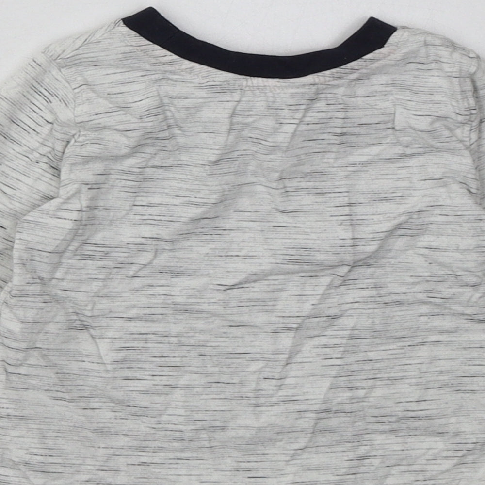 Primark Boys Grey  Cotton Basic Casual Size 12-18 Months Crew Neck Pullover - daddys superstar