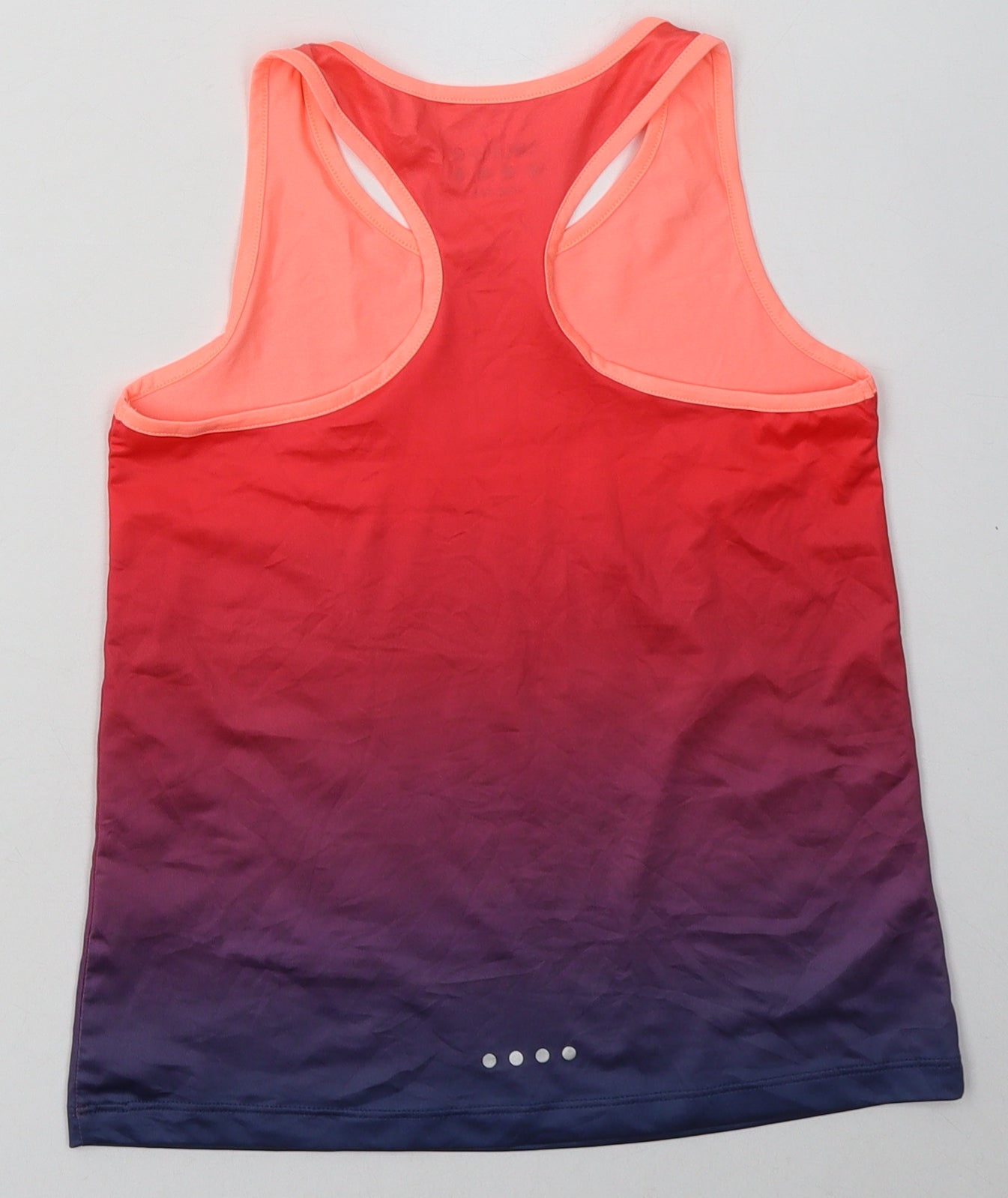 Matalan Girls Purple  Polyester Basic Tank Size 8-9 Years Crew Neck Pullover