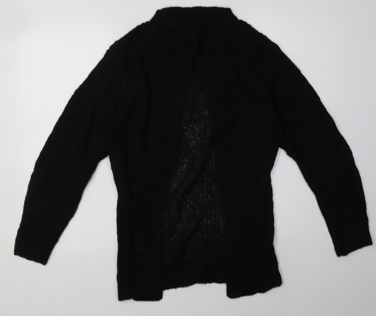 SheIn Womens Black  Acrylic Pullover Sweatshirt Size L  Pullover