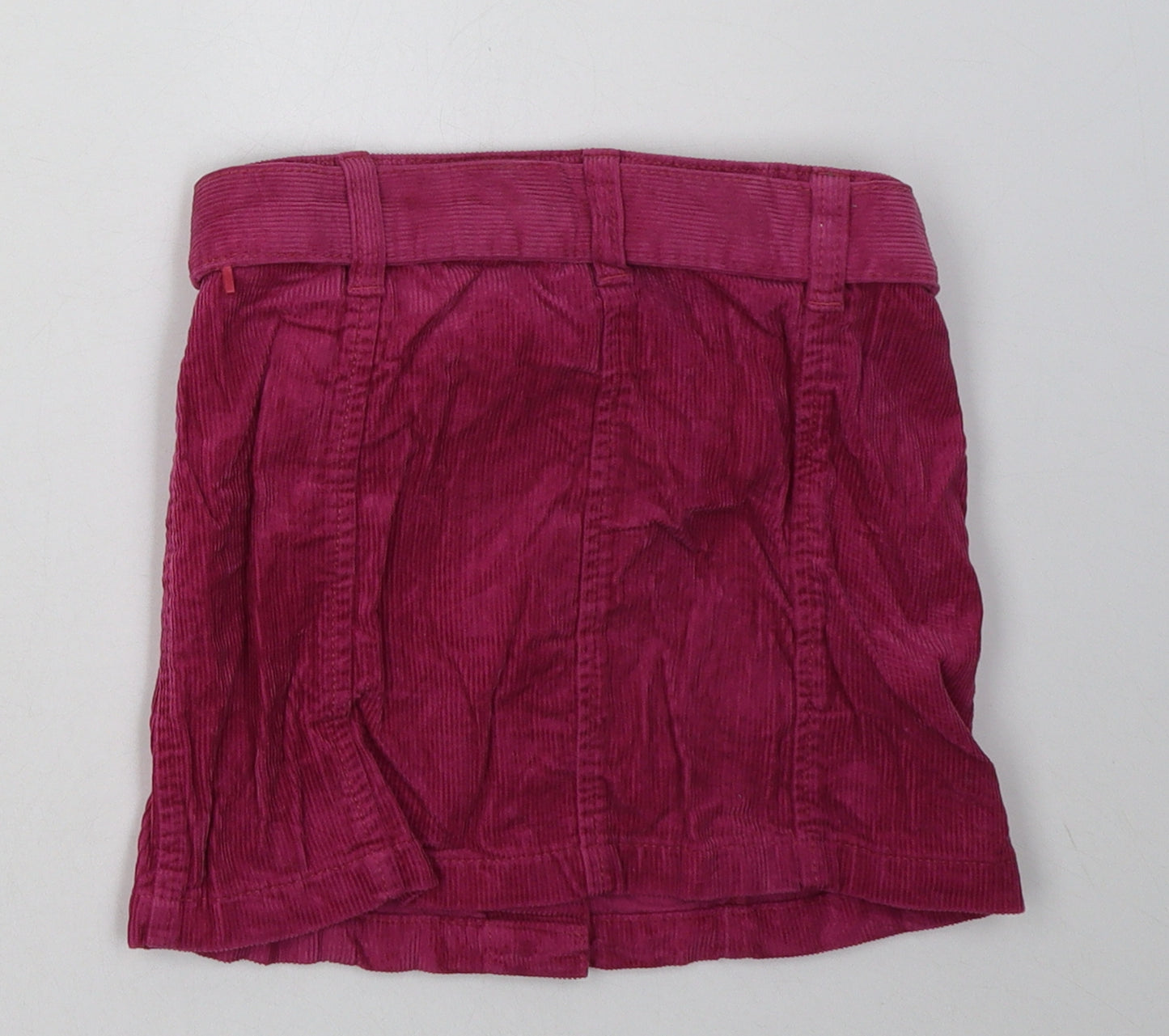 George Girls Purple  Cotton A-Line Skirt Size 6-7 Years  Regular Button