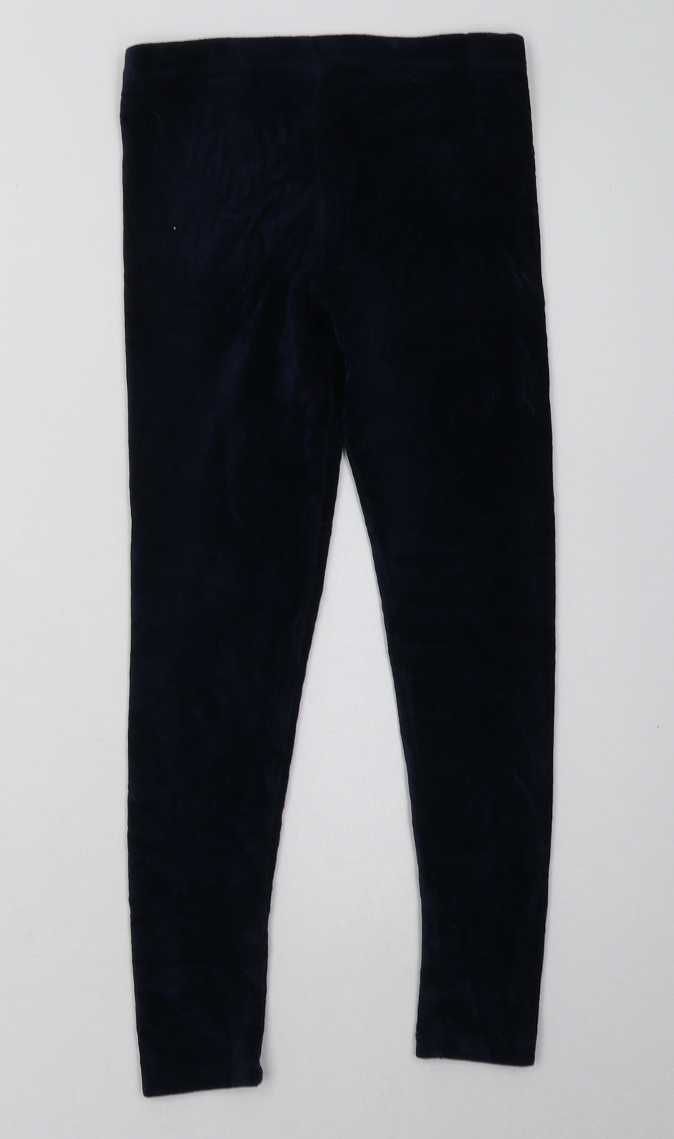 Debenhams Girls Blue  Cotton Capri Trousers Size 8-9 Years  Regular