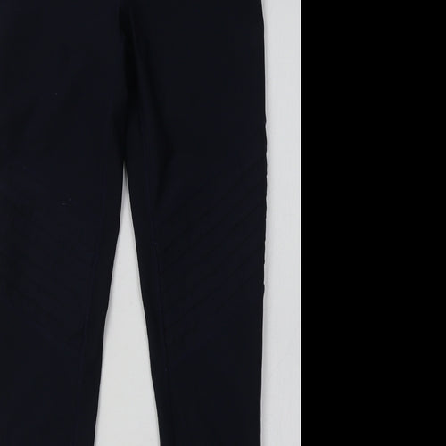 MPG Womens Blue  Polyester Sweatpants Leggings Size 8 L28 in Regular