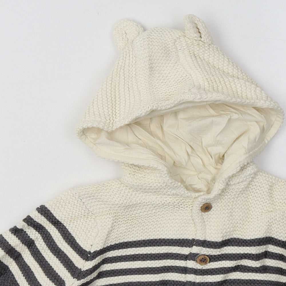 Marks and Spencer Boys Grey   Jacket  Size 18-24 Months   Button