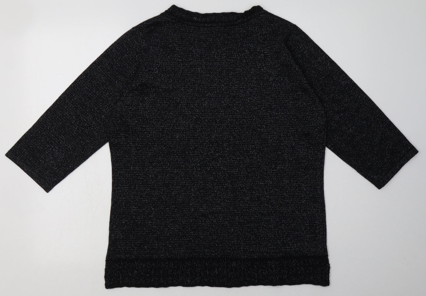 BM Womens Black  Acrylic Pullover Sweatshirt Size M  Pullover
