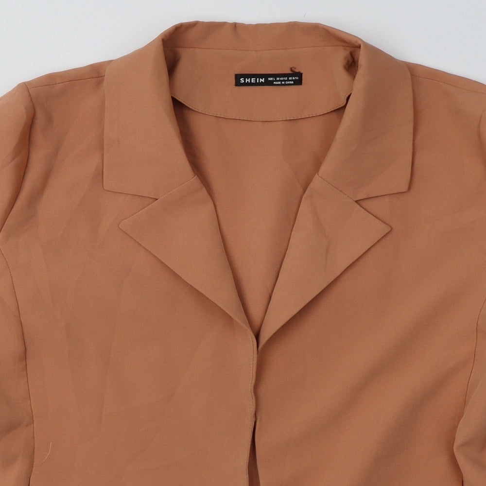 SheIn Womens Beige   Jacket Blazer Size L