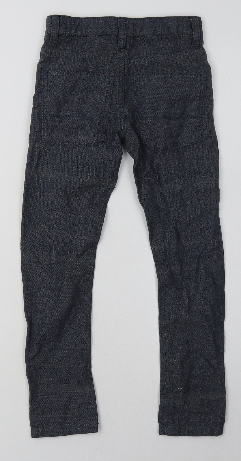 NEXT Boys Blue  Cotton Skinny Jeans Size 6 Years  Regular Button