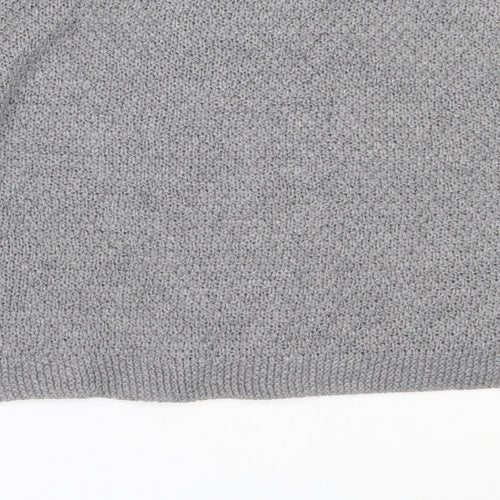 Atmosphere Womens Grey Round Neck  Acrylic Pullover Jumper Size 6