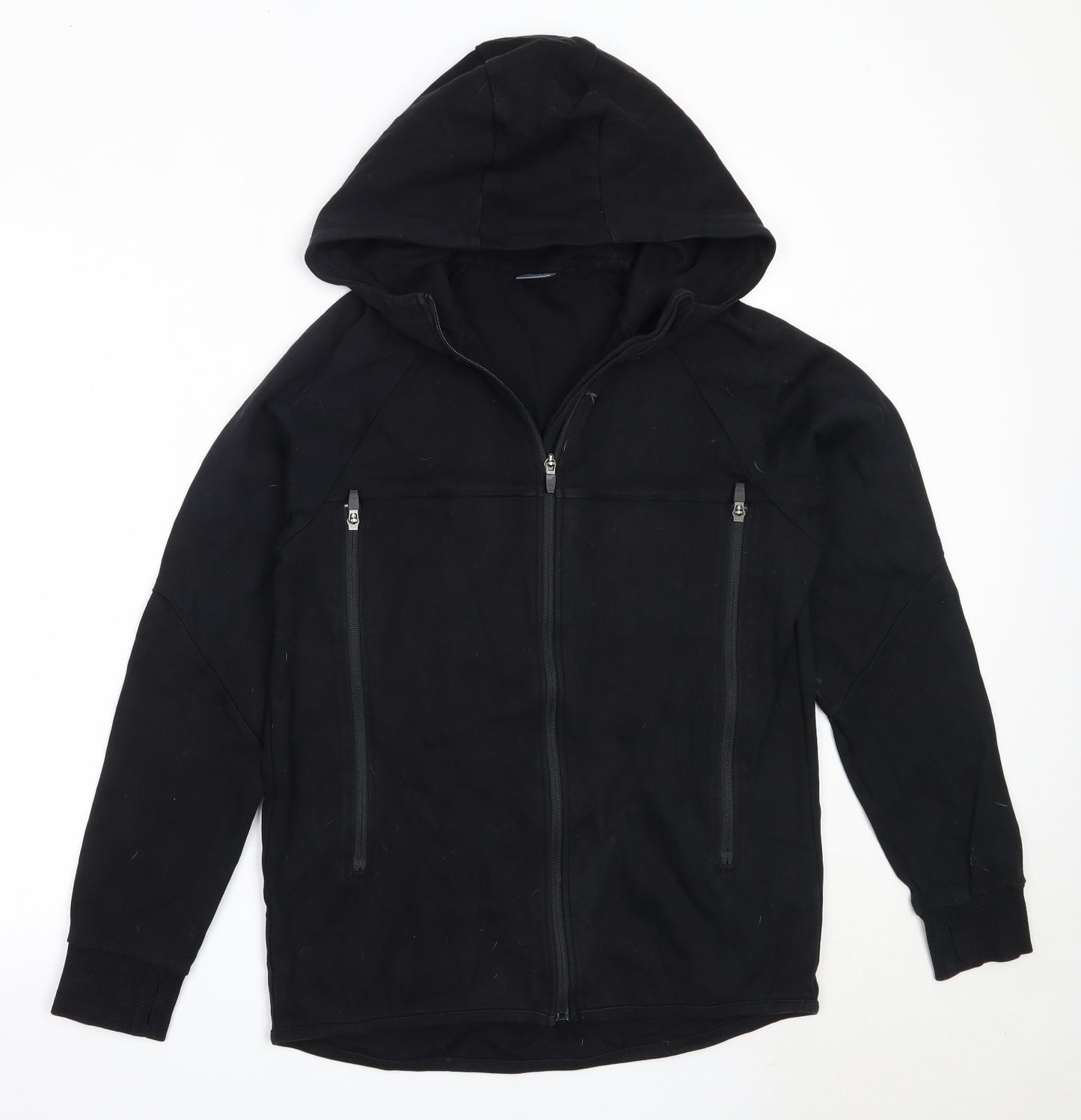 NEXT Boys Black  Cotton Full Zip Hoodie Size 15 Years