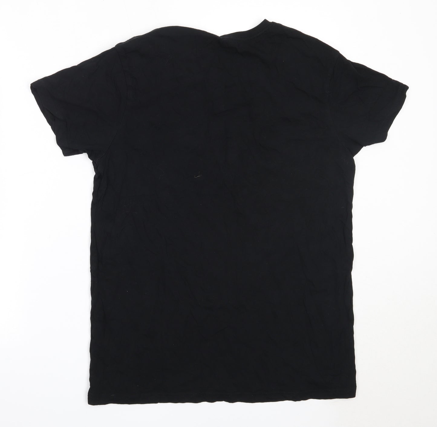 B&C Collection Mens Black  Cotton  T-Shirt Size XL Round Neck