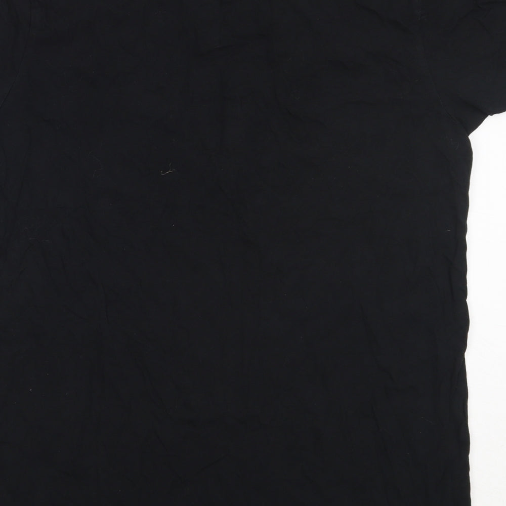 B&C Collection Mens Black  Cotton  T-Shirt Size XL Round Neck
