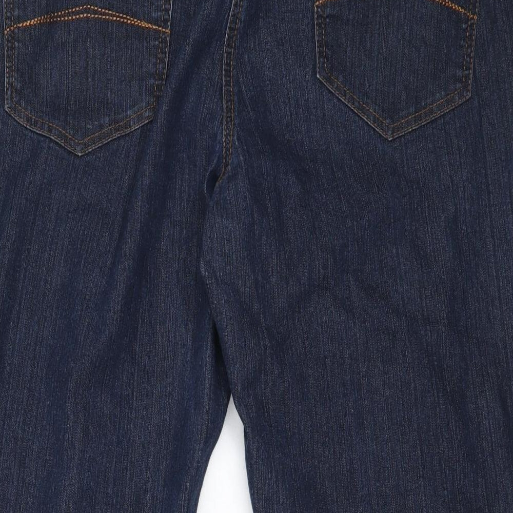George Womens Blue  Cotton Cropped Jeans Size 20 L21.5 in Regular