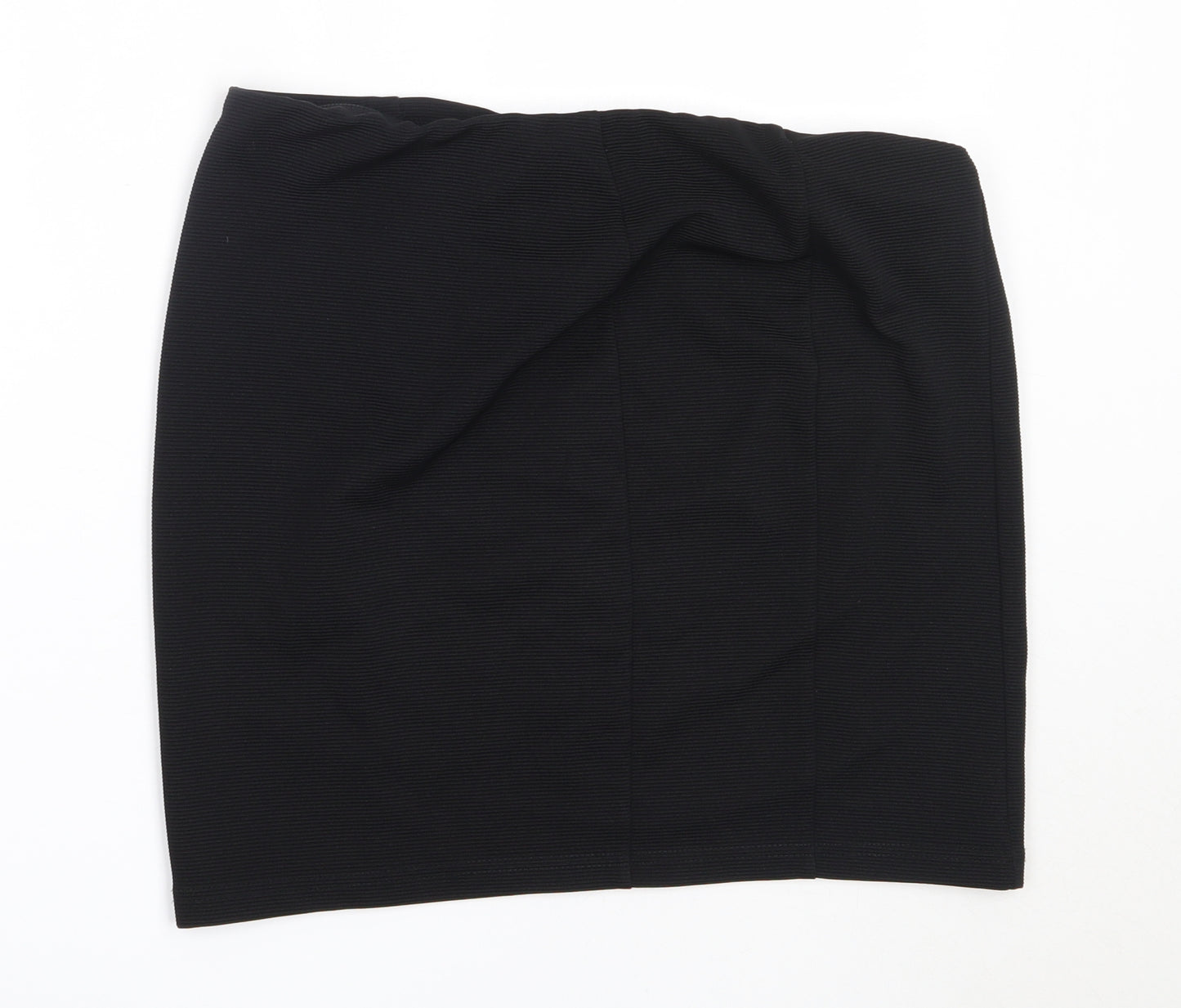 Papaya Womens Black  Polyester Mini Skirt Size 14