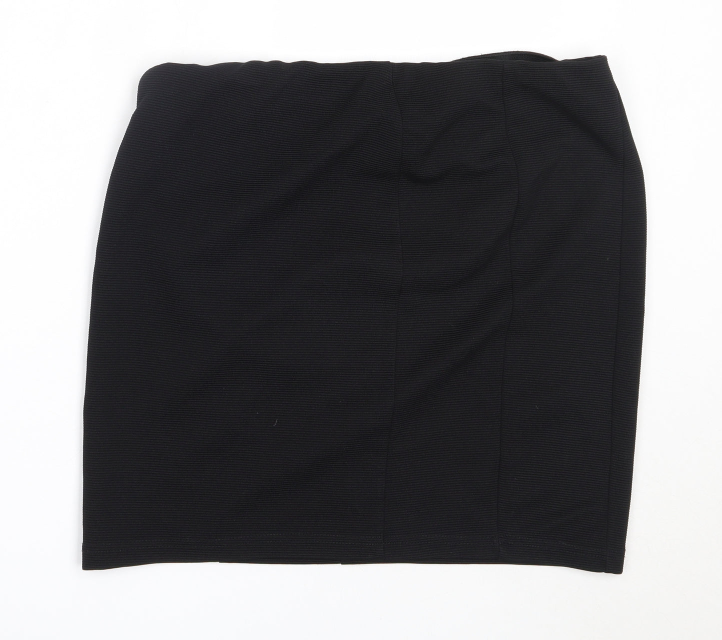 Papaya Womens Black  Polyester Mini Skirt Size 14
