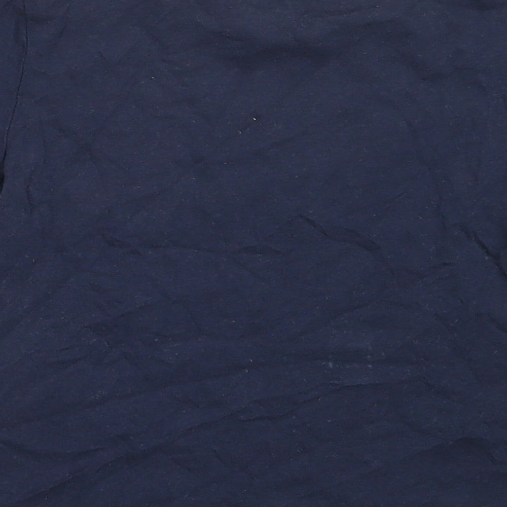 Pep&Co Boys Blue  Cotton Basic T-Shirt Size 2-3 Years Round Neck