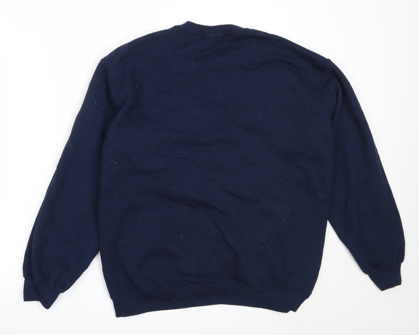 Missguided Womens Blue  Polyester Pullover Sweatshirt Size S