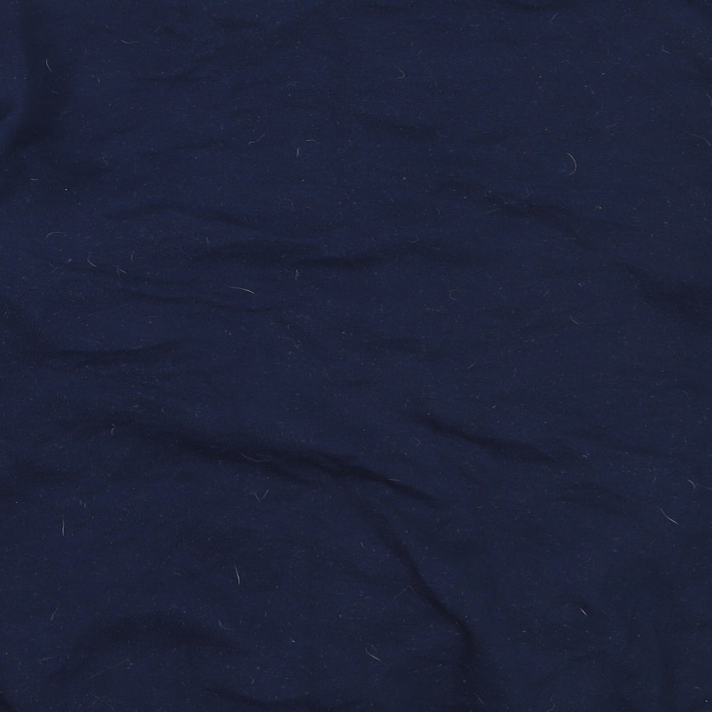 Missguided Womens Blue  Polyester Pullover Sweatshirt Size S