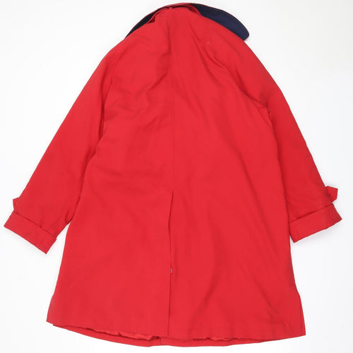 Canda Womens Red   Overcoat Coat Size 38