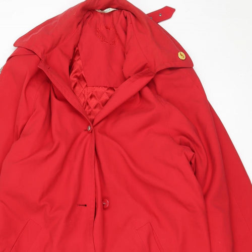 Canda Womens Red   Overcoat Coat Size 38
