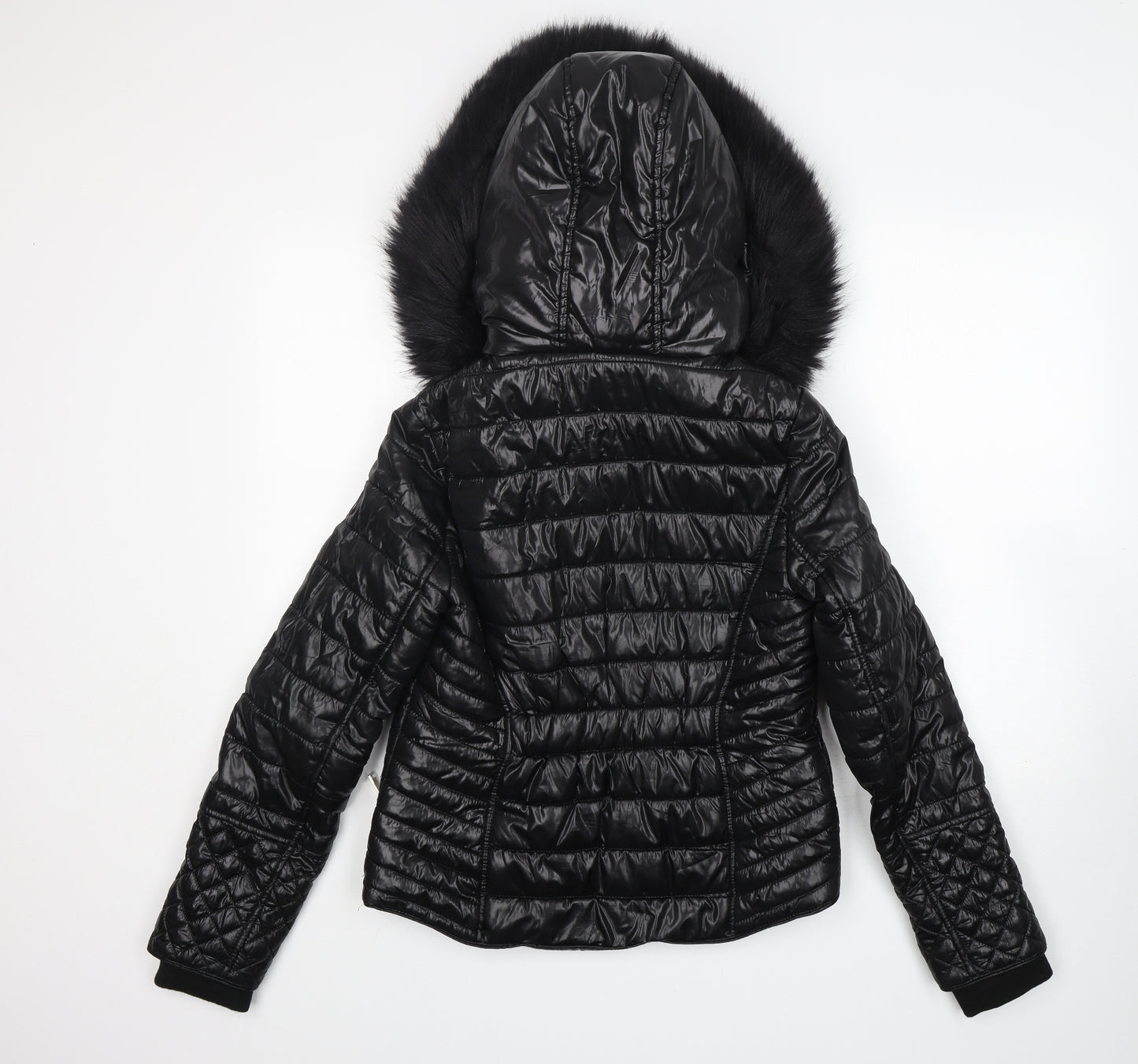 River Island  Womens Black   Puffer Jacket Coat Size 10