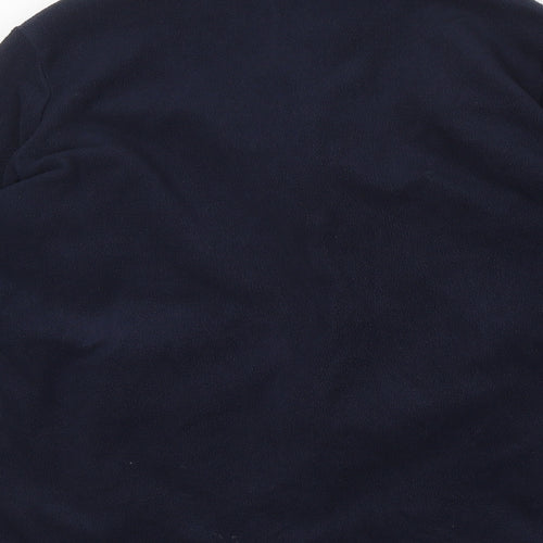 M&S Womens Blue  Polyester Full Zip Sweatshirt Size 14