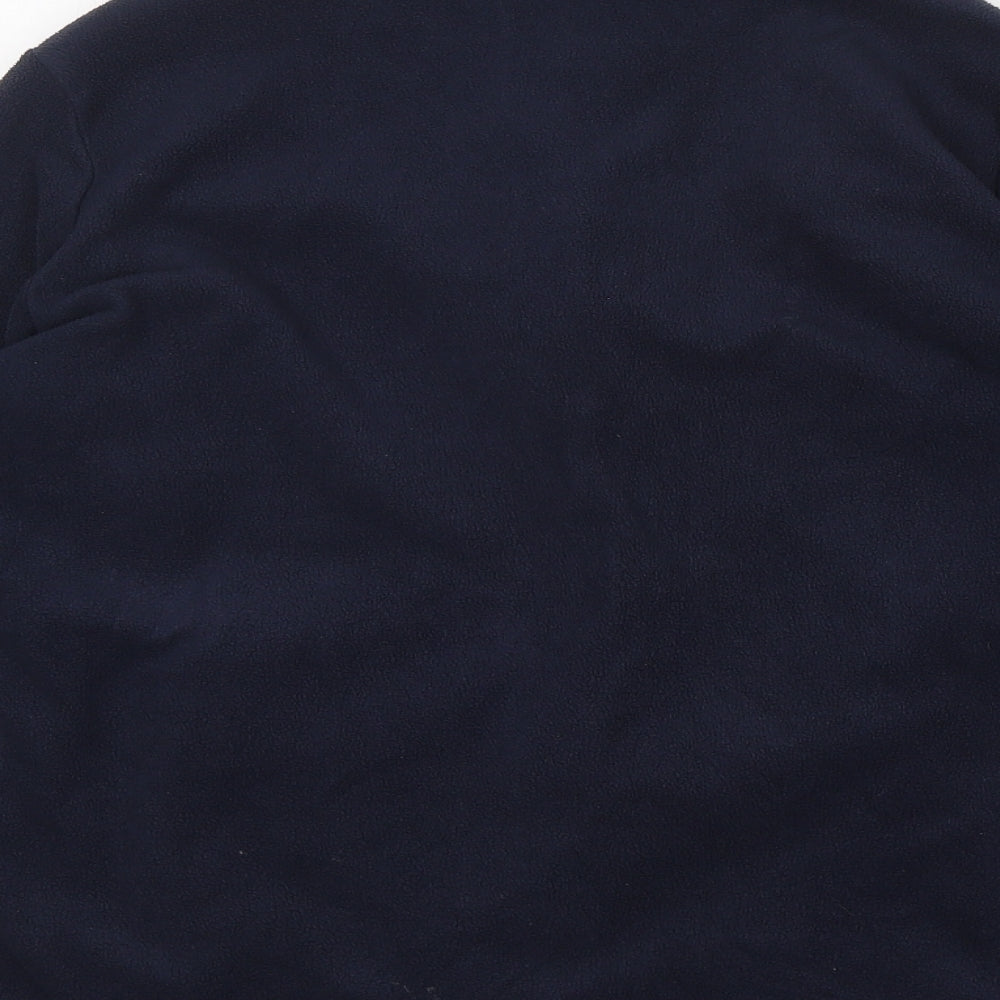 M&S Womens Blue  Polyester Full Zip Sweatshirt Size 14